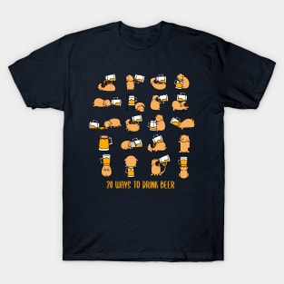 20 Ways To Drink Beer Gift Present T-Shirt